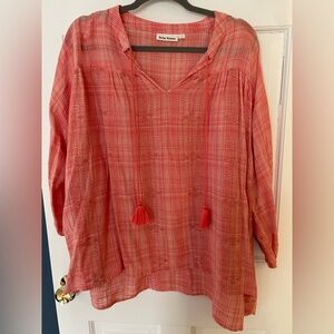 Roller Rabbit Red Shelter Island Adlaz Top